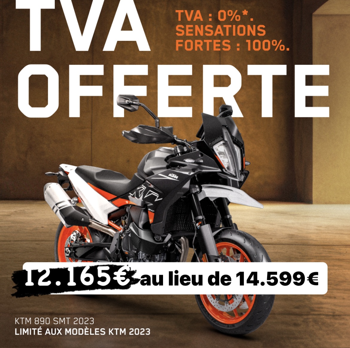 tva offerte 890 smt supermotard sm