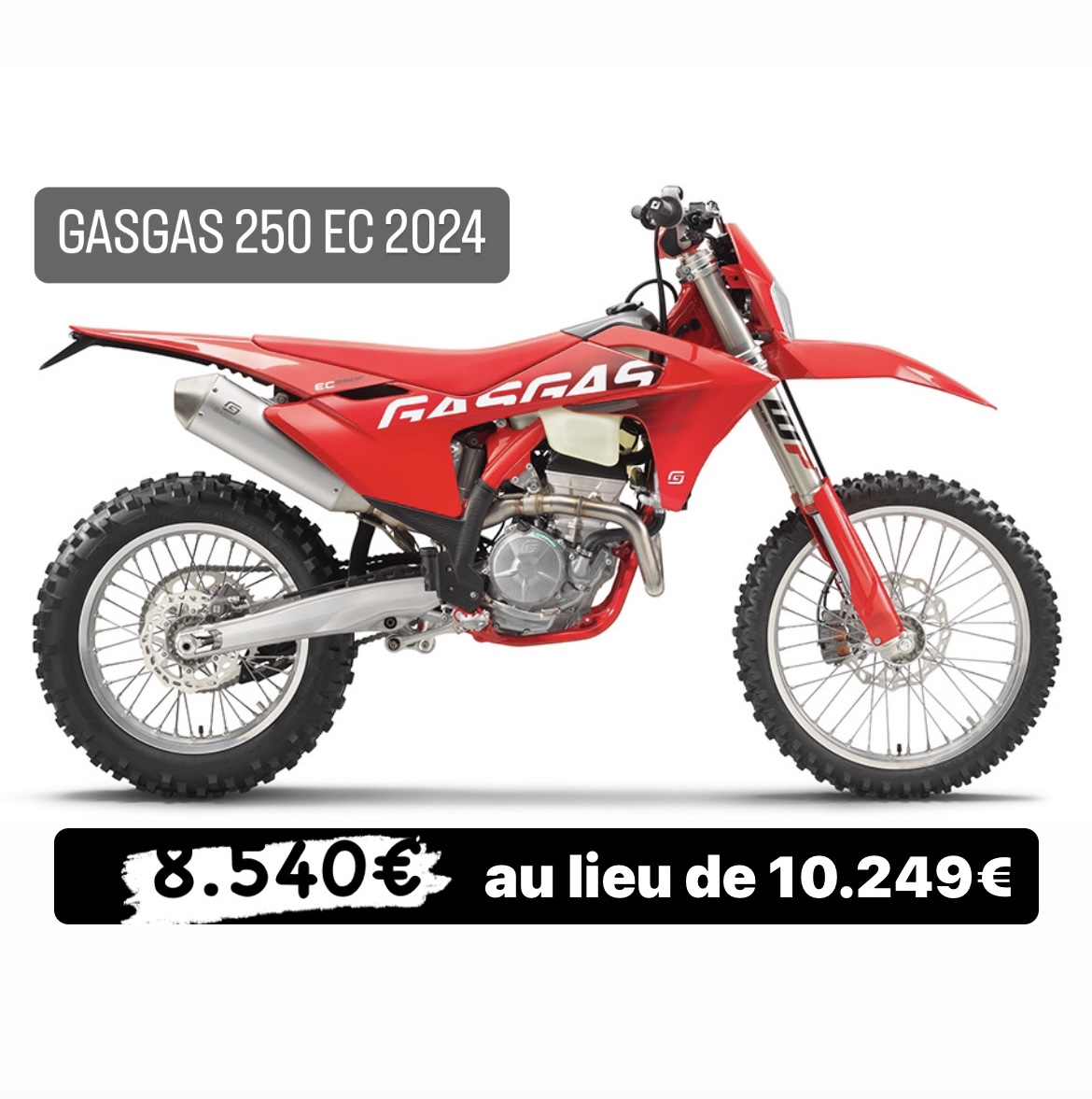 tva offerte gasgas 250 ec ecf enduro 2 4 temps tout terrain