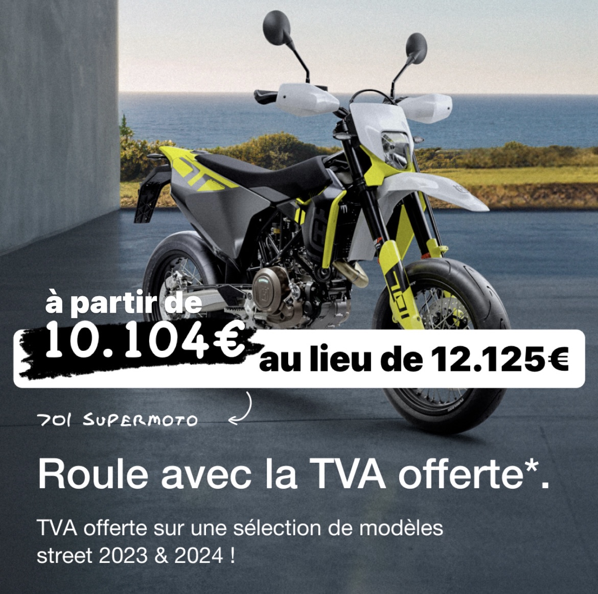 tva offerte husqvarna 701 sm supermot supermotard