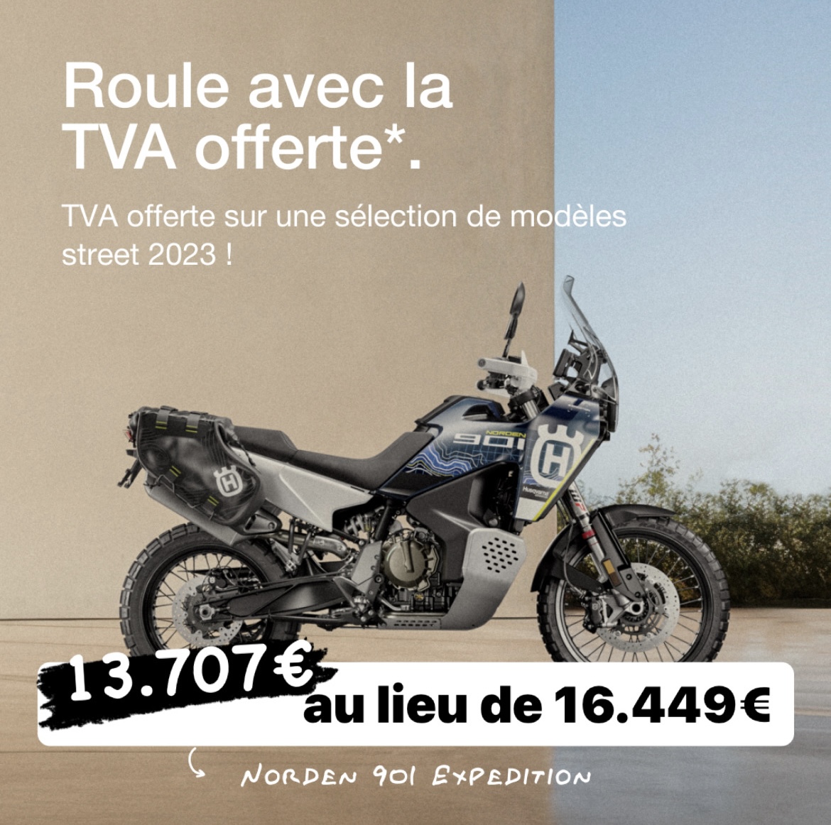 tva offerte husqvarna norden 901 expedition trail maxi trail