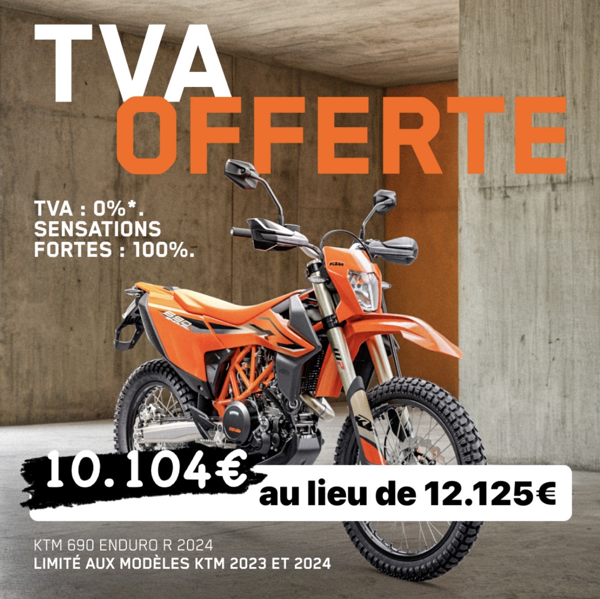 tva offerte ktm 690 enduro r off road