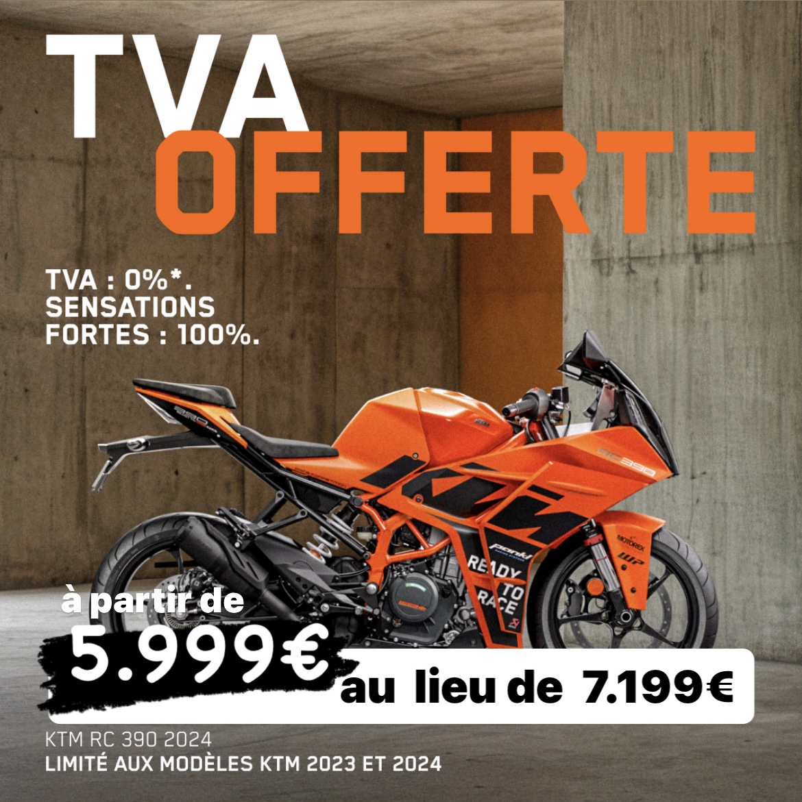 tva offerte ktm rc 390 hypersport promo