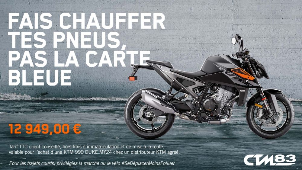 Promo ktm 990 duke offre remise