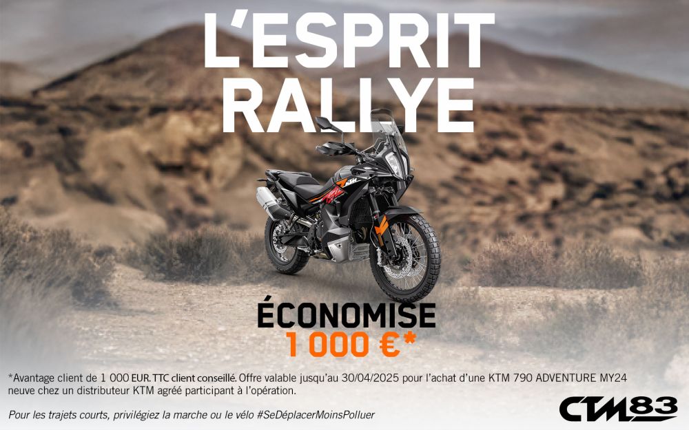 Promo ktm 790 adventure trail offre remise