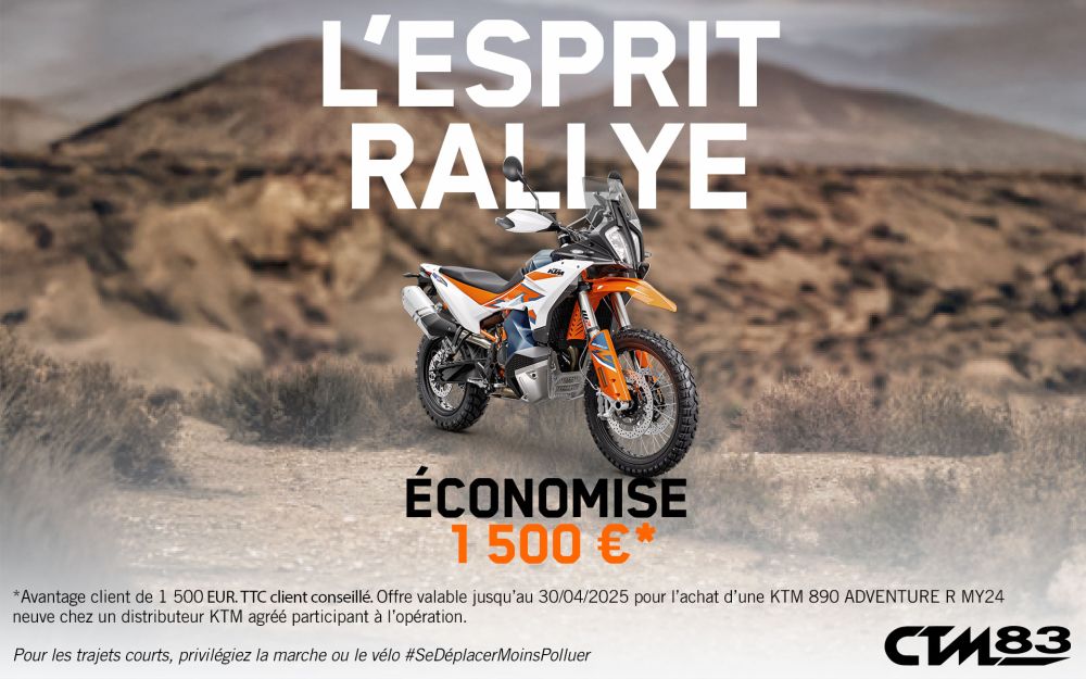 Promo ktm 890 adventure r offre remise